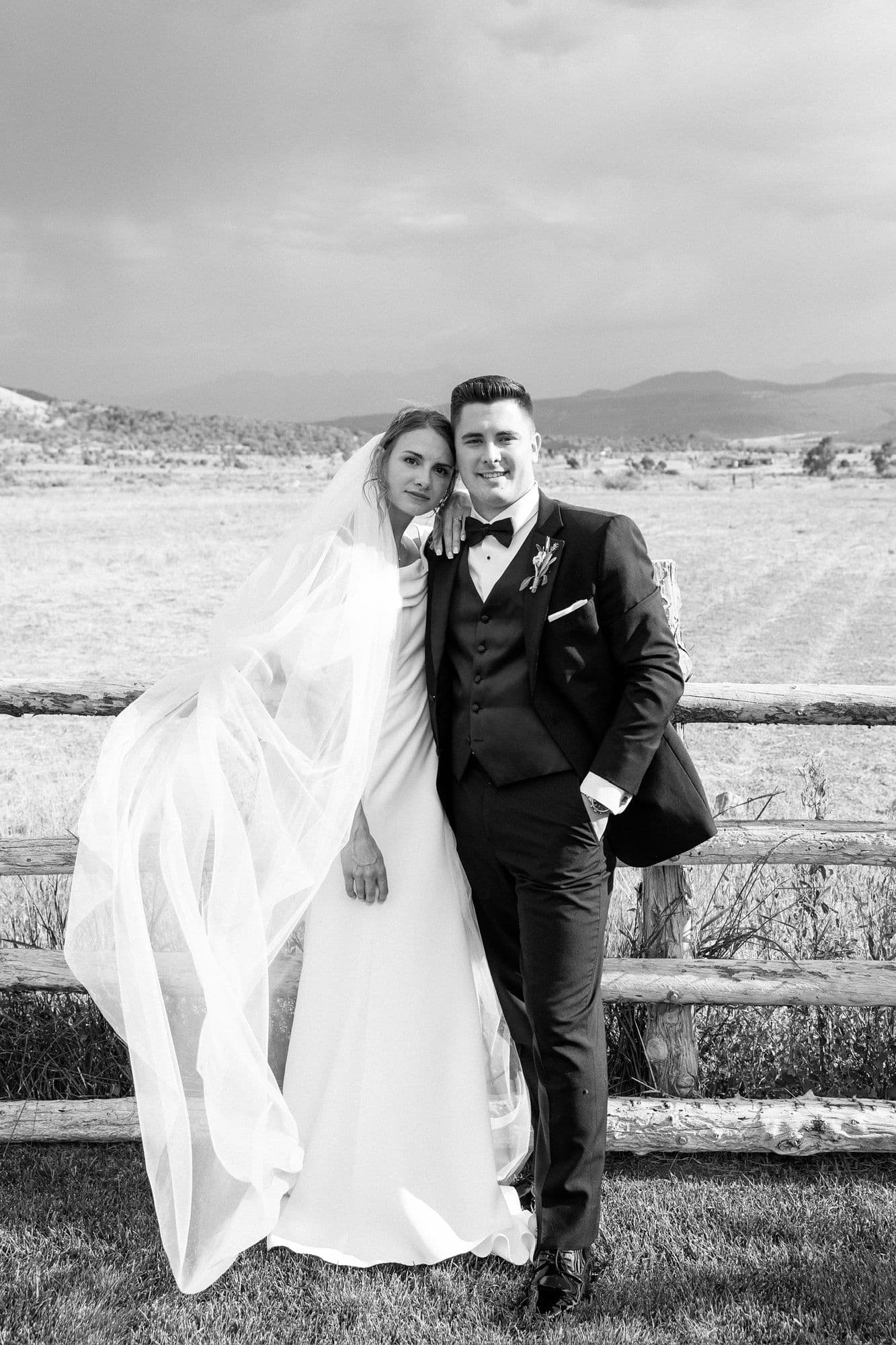 Rebekah and David at their wedding
